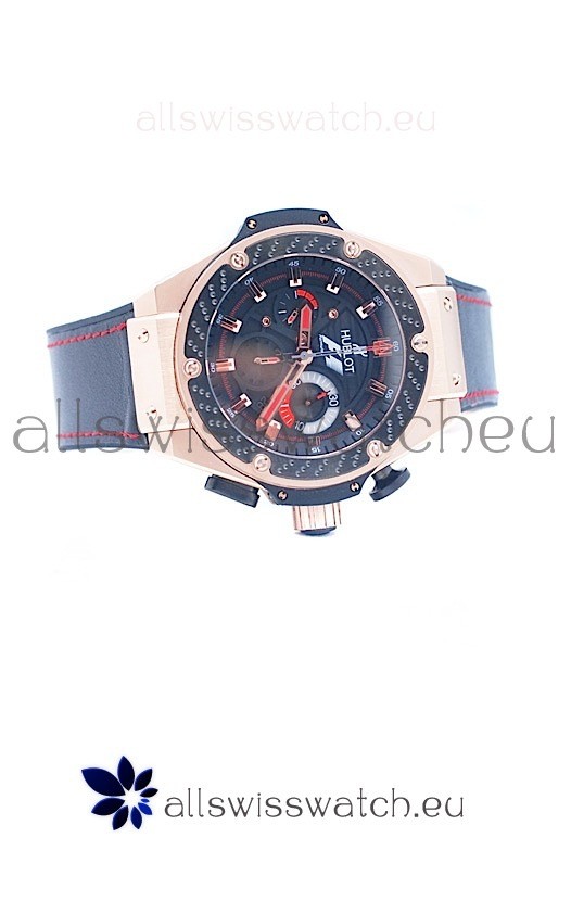 IMG_9081 Hublot Big Bang F1 King Power Rose Gold Replica 5