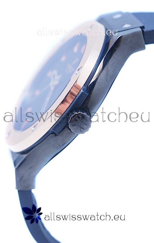 IMG_9081 Hublot Classic Fusion Rose Gold Double Plated Bezel Replica 5