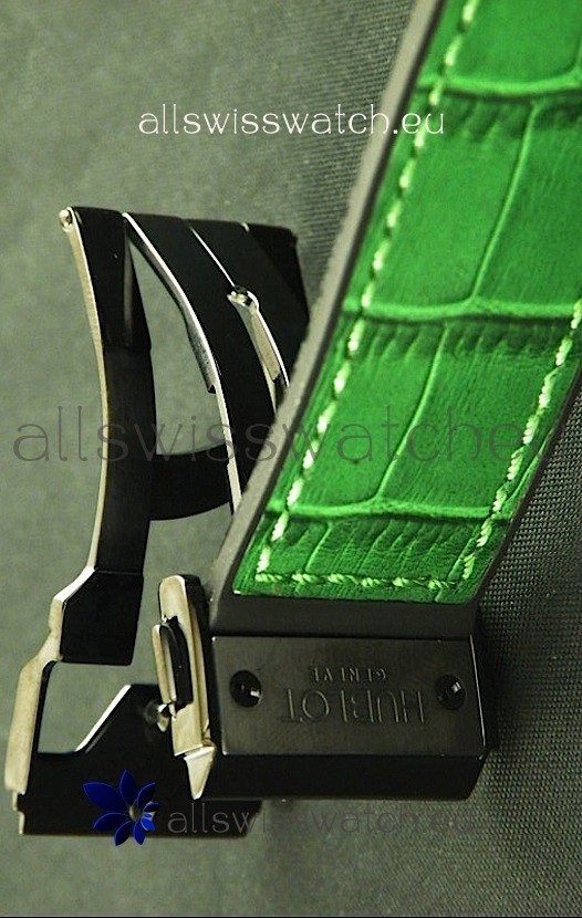 Hublot Big Bang Classic Fusion Ceramic Case in Red Strap Replica 5