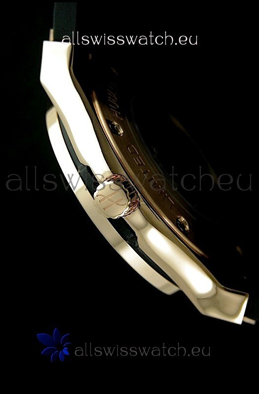 IMG_9081 Hublot Fusion Bang in Rose Gold Case Diamonds Bezel Replica 5