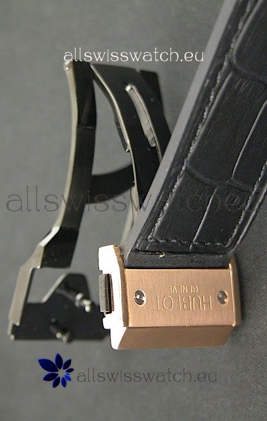 IMG_9081 Hublot Classic Fusion FIFA Edition in Pink Gold Case Replica 5