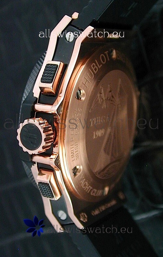 IMG_9081 Hublot Big Bang Geneve Yacht Clubin Rose Gold Case Replica 5