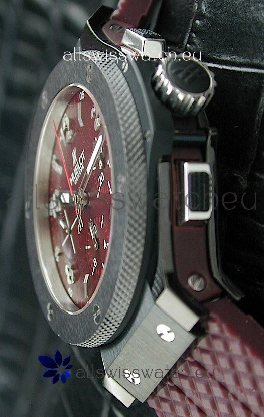 IMG_9081 Hublot Big BangRed Checkered Dial Replica 5