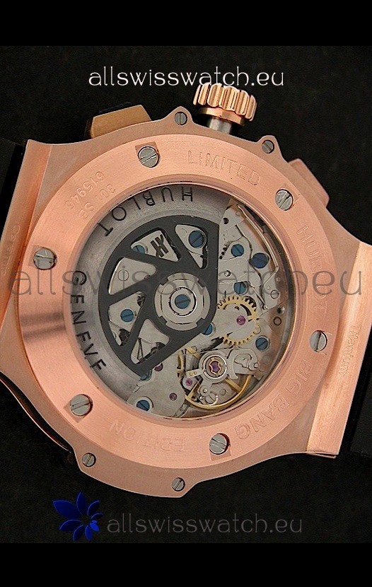 Hublot Big Bang Limited Edition Red Gold with Ceramic Bezel Replica 5