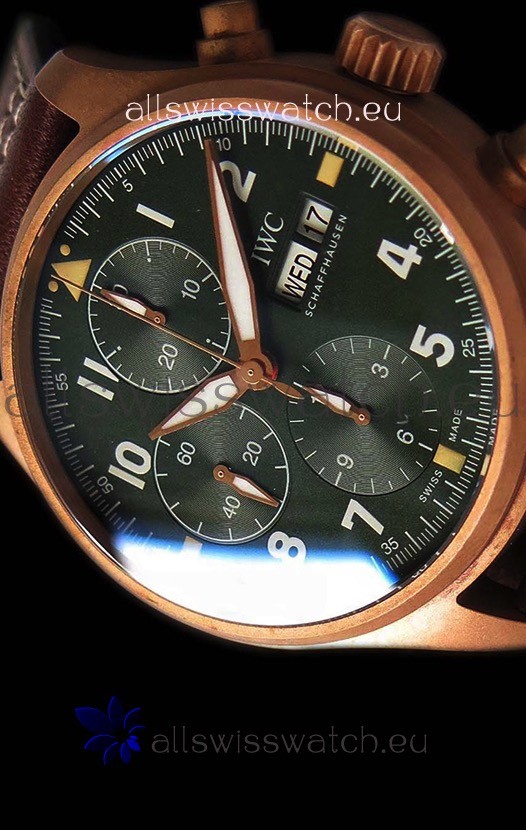 IWC Pilot's Chronograph Spitfire Broze Case - 1:1 Mirror Replica 5