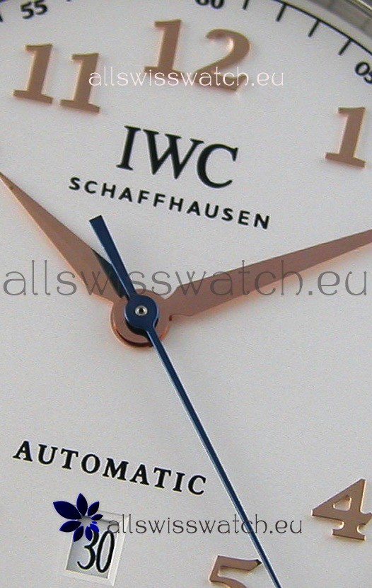 IMG_9081 IWC Schaffhausen DA Vinci IW356601 Automatic White Dial 1:1 Mirror Replica 5