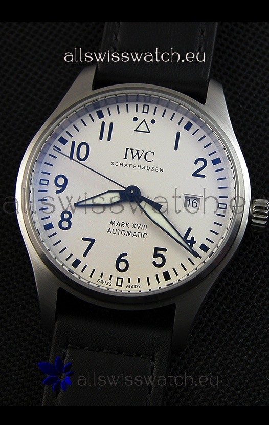 IMG_9081 IWC Pilot's MARK XVIII IW327012 Black Dial1:1 Mirror Edition Replica 5