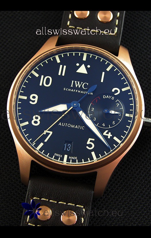 IMG_9081 IWC Big Pilot's IW501005 Heritage- Functional Power Reserve 1:1 Mirror Replica 5
