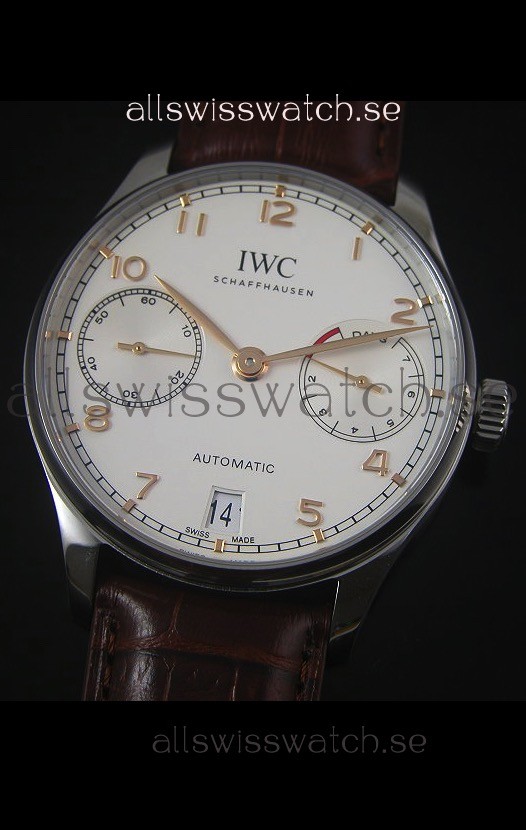 IMG_9081 IWC IW500704 Portugieser 1:1 Mirror White Dial - Updated 2016 Version Replica 5
