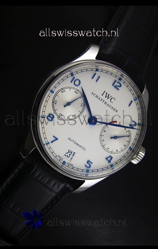 IMG_9081 IWC Portugieser IW500705 Automatic in White Dial - Updated 1:1 Mirror Replica 5