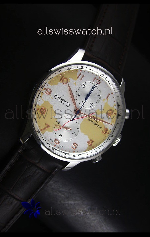 IWC Portuguese Chronographin Map Printed Dial - 1:1 Mirror Edition Replica 5