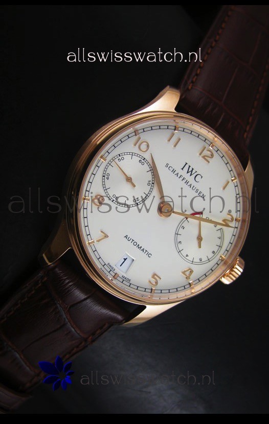 IMG_9081 IWC Portugieser IW500701 Automatic in White Dial - Updated 1:1 Mirror Replica 5