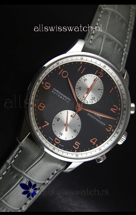 IMG_9081 IWC Portuguese Chronographin Steel Case - 1:1 Mirror Edition Replica 5