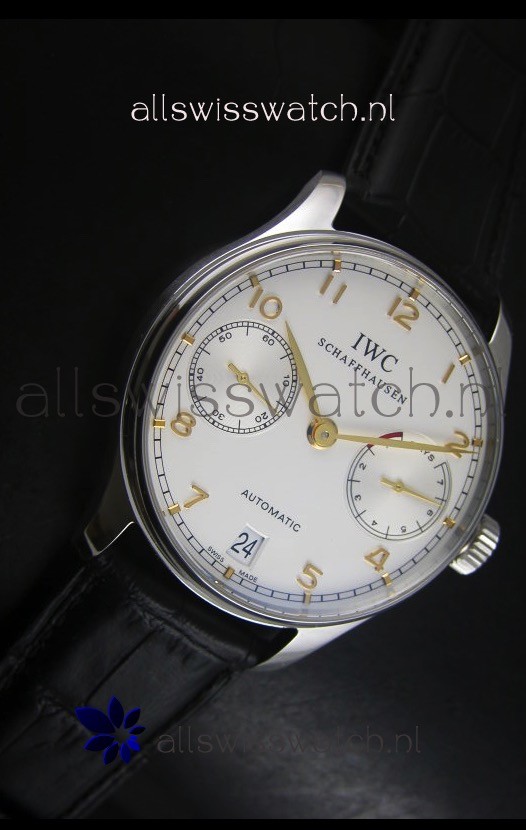 IMG_9081 IWC Portugieser IW500704 Automatic in White Dial - Updated 1:1 Mirror Replica 5