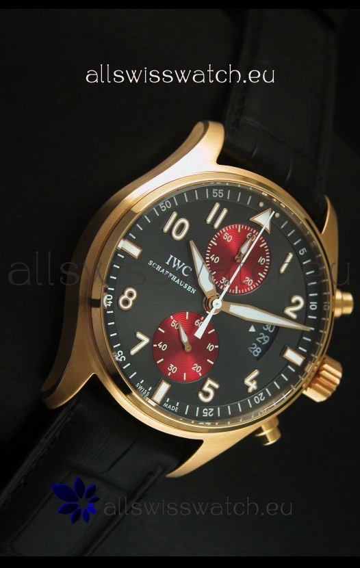IMG_9081 IWC Spitfire Tribecca Edition in Rose Gold - 1:1 Mirror Replica 5