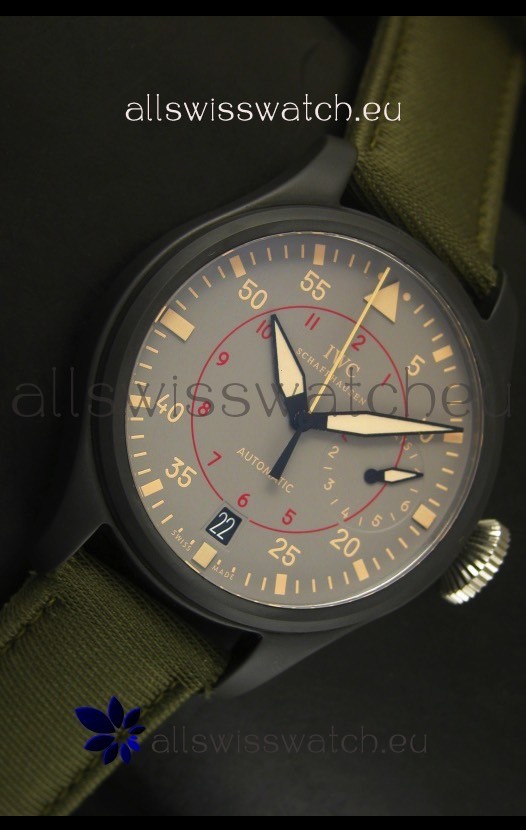 IMG_9081 IWC Big Pilot Top Gun Miramar Ceramic Case - 1:1 Mirror Replica 5