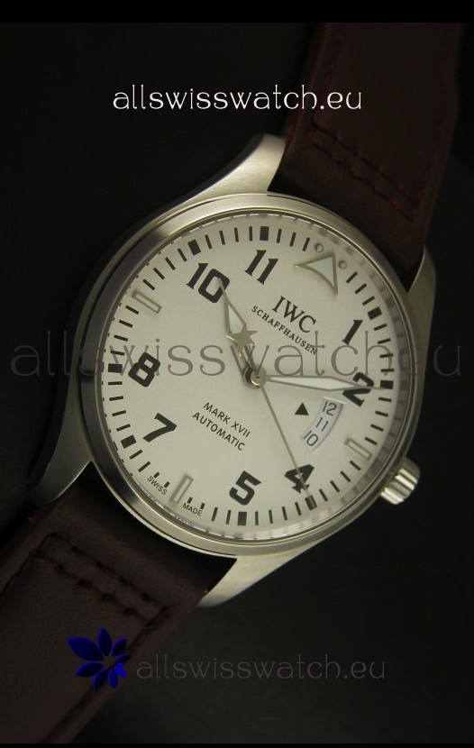 IMG_9081 IWC Mark XVII Stainless Steel White Dial Replica 5