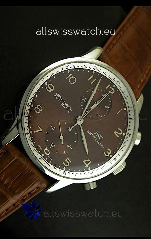IMG_9081 IWC Portuguese Chronographin Steel Case - 1:1 Mirror Edition Replica 5