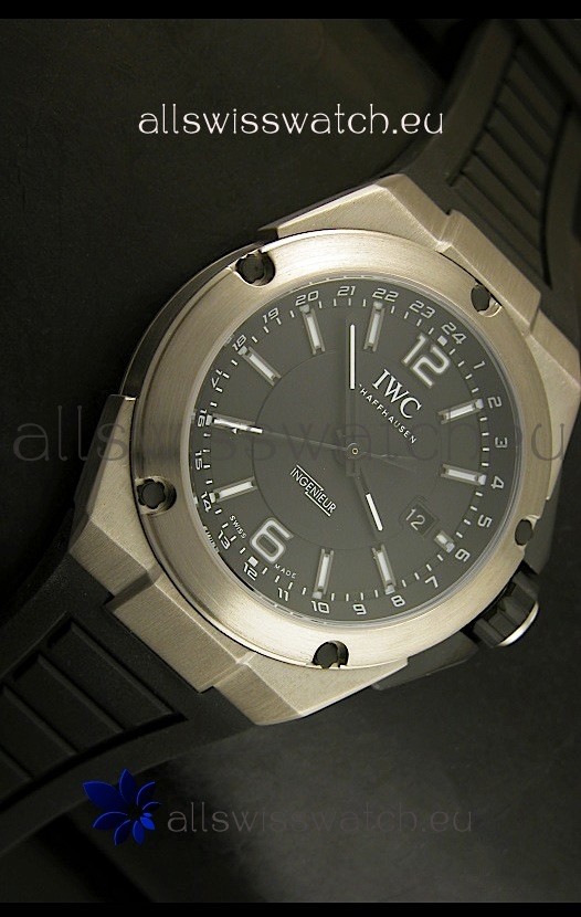 IMG_9081 IWC Ingenieur Full Titaniumin Black Dial Replica 5
