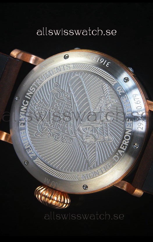IMG_9081 Zenith Pilot Type 20 Extra Special Edition Yellow Gold 1:1 Mirror Replica 5