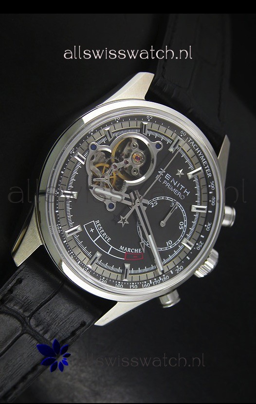 IMG_9081 Zenith El Primero Chronomaster Handwind Power Reserve 42MM Grey Dial Replica 5