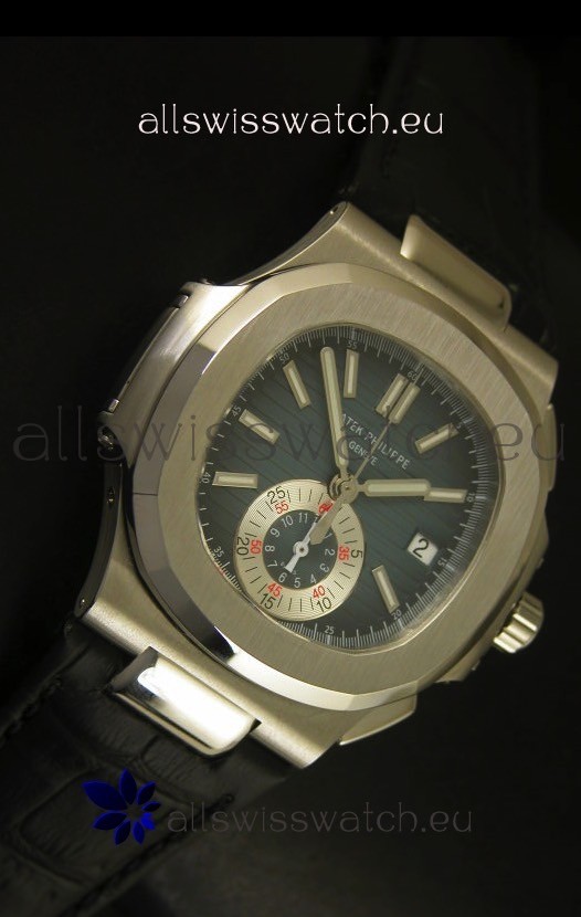 IMG_9081 Patek Philippe Nautilus 5980 Blue Dial - 1:1 Ultimate Mirror Replica 5