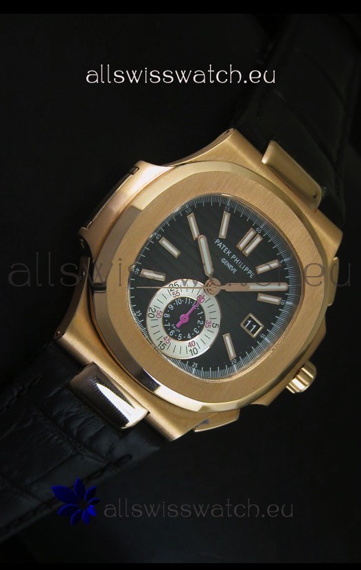 IMG_9081 Patek Philippe Nautilus 5980 Brown Dial - 1:1 Ultimate Mirror Replica 5