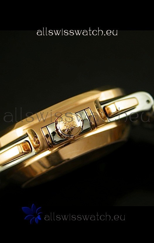 IMG_9081 Patek Philippe Nautilus 5980 Chronograph Two Tone - 1:1 Mirror Replica 5