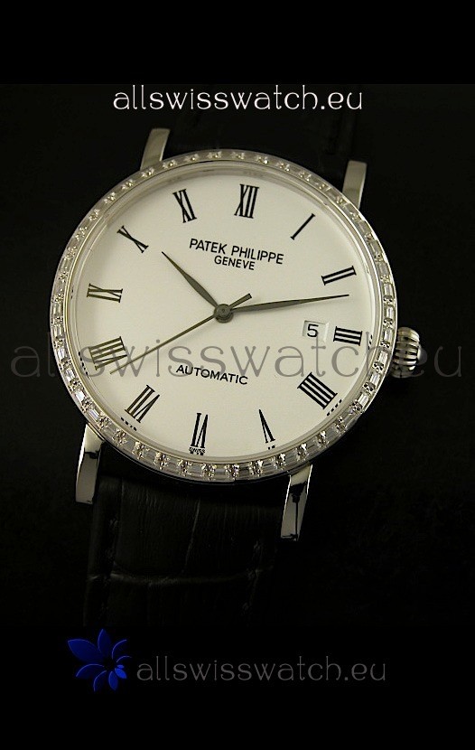 IMG_9081 Patek Philippe Calatrava 5120in Steel Casing - Roman Hours Replica 5