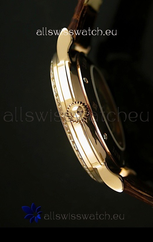IMG_9081 Patek Philippe Calatrava 5120in Pink Gold Casing - Roman Hours Replica 5