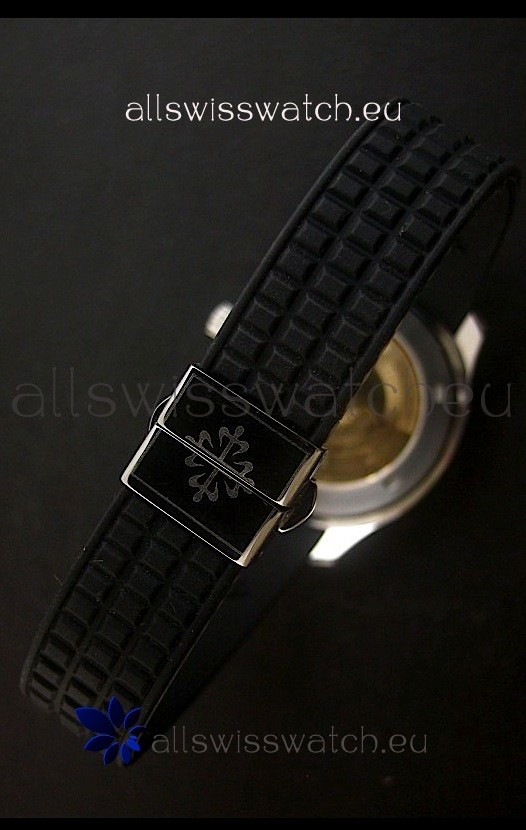 IMG_9081 Patek Philippe Aquanaut in Black Dial Replica 5