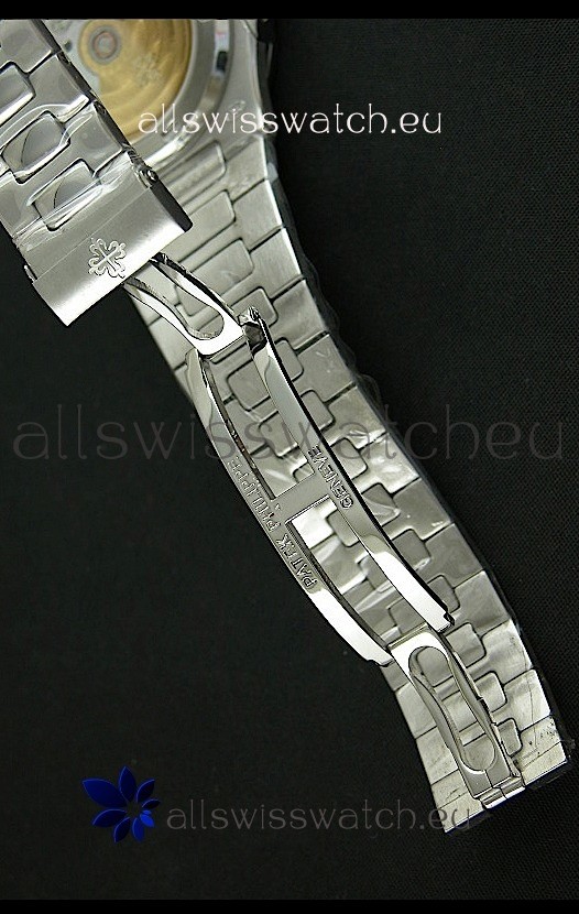 IMG_9081 Patek Phillipe Nautilisin Grey Textured Dial Replica 5