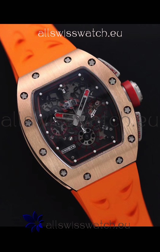 IMG_9081 Richard Mille RM011-FM Felipe Massa Rose Gold Casing Replica 5