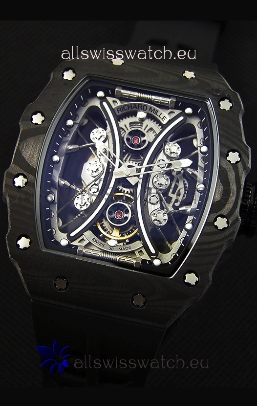 IMG_9081 Richard Mille RM53-01 Pablo Mac Donough Black Carbon Case Replica 5