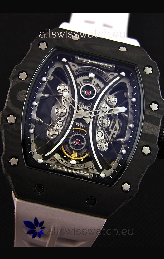 IMG_9081 Richard Mille RM53-01 Pablo Mac Donough Black Carbon Case Replica 5