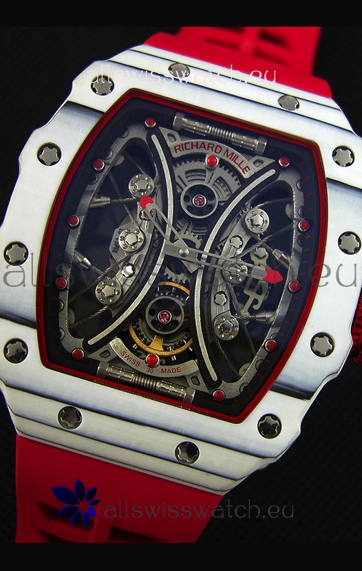 IMG_9081 Richard Mille RM53-01 Pablo Mac Donough White Carbon Case Replica 5