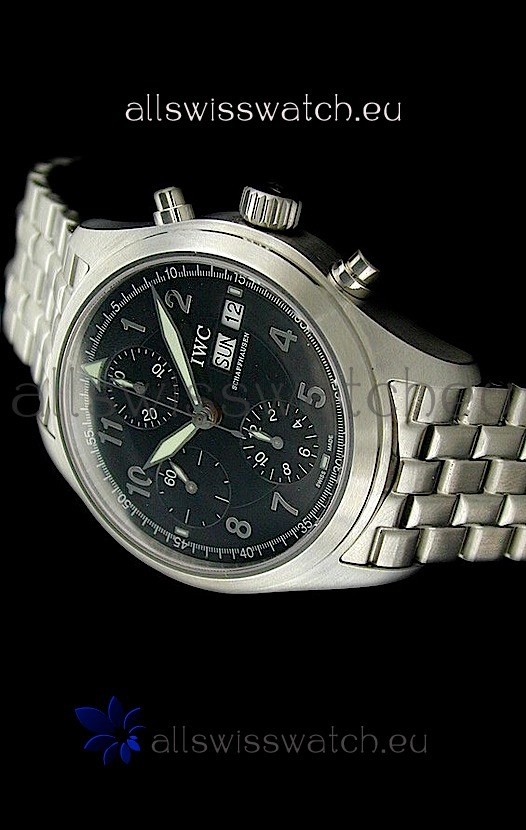 IMG_9081 IWC Der Flieger Chronographin Black Dial Replica 5