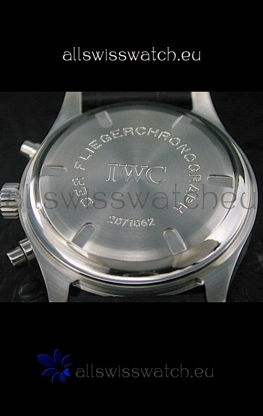IMG_9081 IWC Der Flieger Chronographin Silver White Dial Replica 5