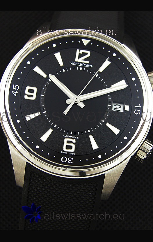 IMG_9081 Jaeger-LeCoultre Polaris Black Dial with Nylon Strap 1:1 Mirror Replica 5