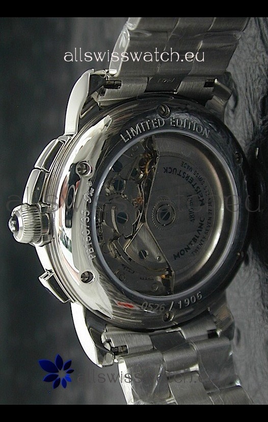 IMG_9081 Mont Blanc Meisterstuck Star GMT in White Dial Replica 5