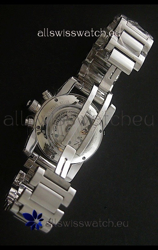 IMG_9081 Mont Blanc Meisterstuck FlyBack chronometer in Steel Casing Replica 5