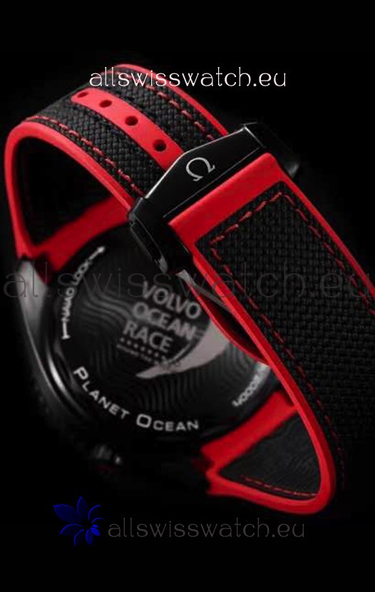 Omega Seamaster Planet Ocean Deep Black 600M Volvo Ocean Race 1:1 Mirror Replica 5