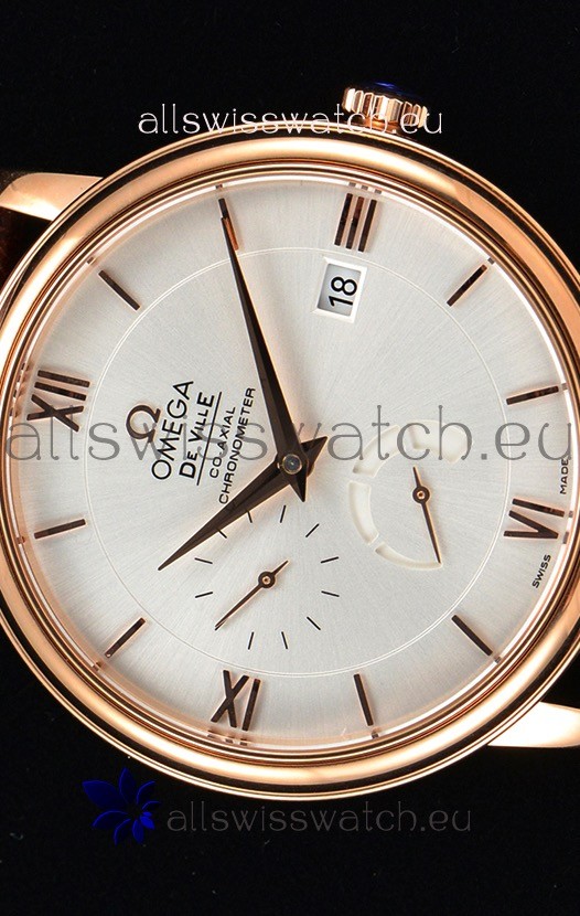IMG_9081 Omega Co-Axial Prestige Power Reserve Pink Gold Replica 5