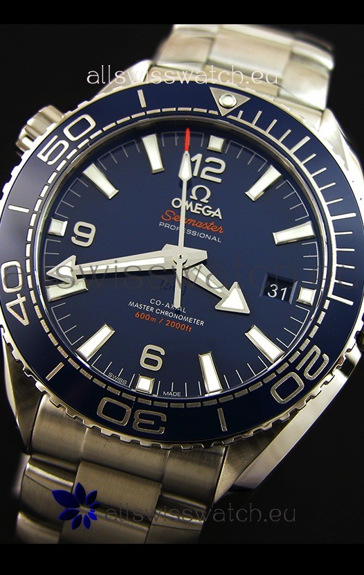 IMG_9081 Omega Seamaster Planet Ocean 600M Blue Dial 43.5MM Updated 1:1 Edition Replica 5