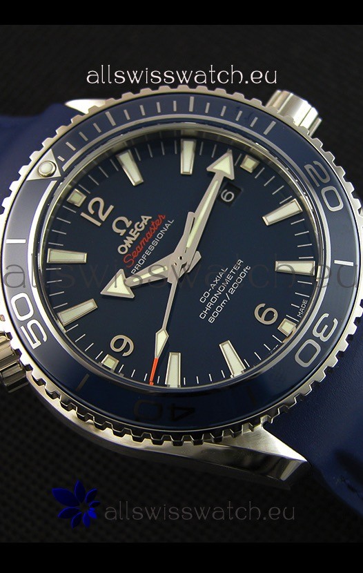 IMG_9081 Omega Seamaster Planet Ocean Blue Strap 45MM 1:1 Ultimate Edition Replica 5