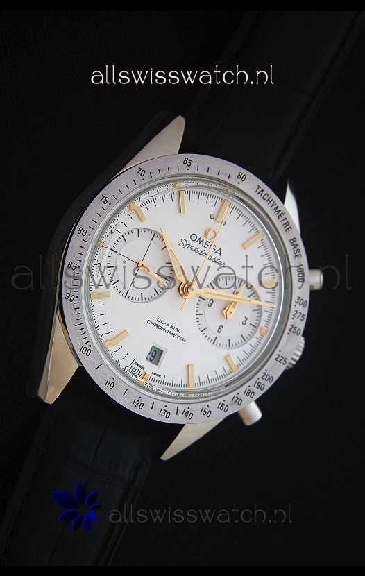 Omega Speedmaster 57 Co-Axial Chronograph in Leather Strap Replica 5