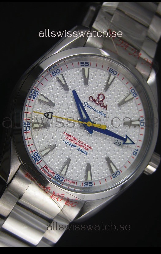 IMG_9081 Omega Seamaster Master Co-Axial Aqua Terra 007 Spectre 15007 Gauss Edition Replica 5