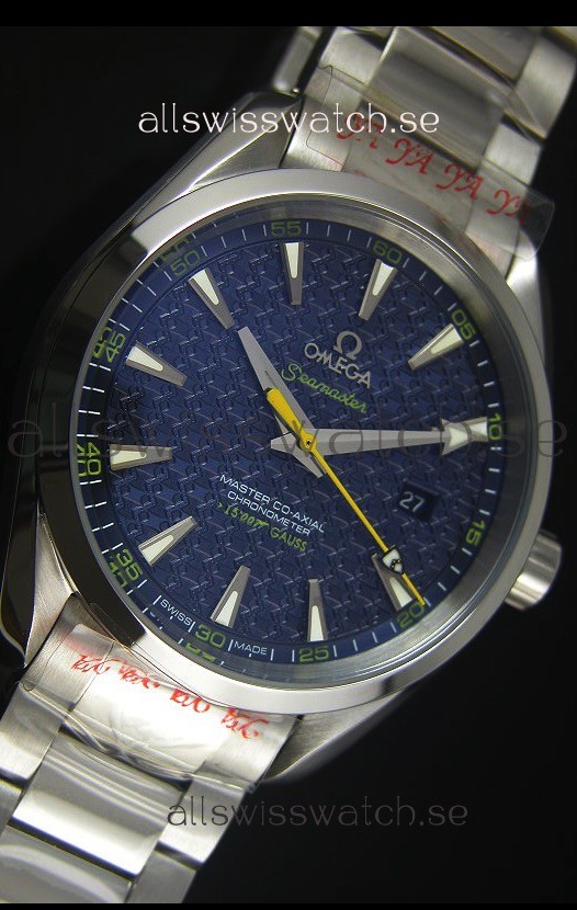IMG_9081 Omega Seamaster Master Co-Axial Aqua Terra 007 Spectre 15007 Gauss Edition Replica 5