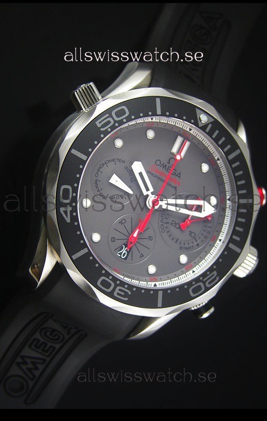 IMG_9081 Omega Seamaster Professional RegattaRubber Strap Replica 5