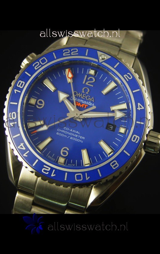 IMG_9081 Omega Planet Ocean GMT Blue- 1:1 Ultimate Mirror Edition Replica 5